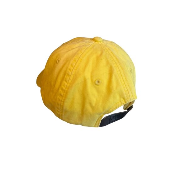 Yellow Cap Flip Flop Applique  Adjustable Strapback Vazation - Picture 2 of 5